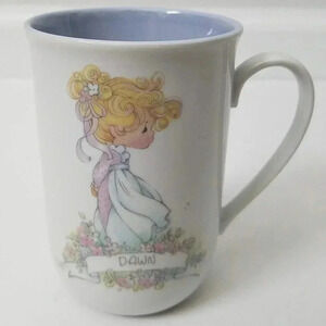 1989 Precious Moments Personalized Mug "Dawn"